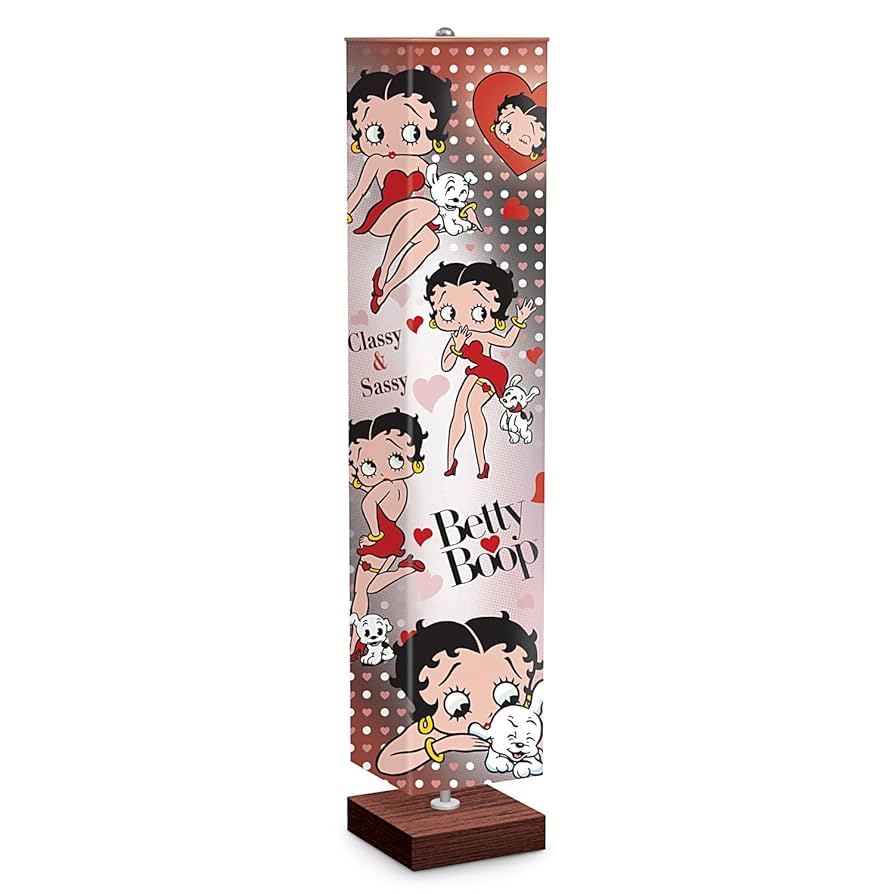Betty枠 The Bradford Exchange Betty Boop Floor Lamp with Art On 4